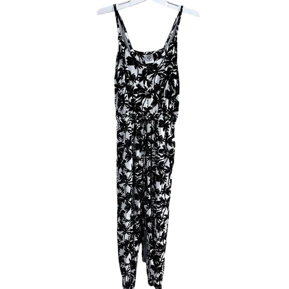 Vacation Palm Tree Romper Jogger Style Large - Picture 2 of 7